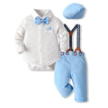 new product spring boys suit cotton printing baby boy long-sleeved shirt romper birthday first birthday dress