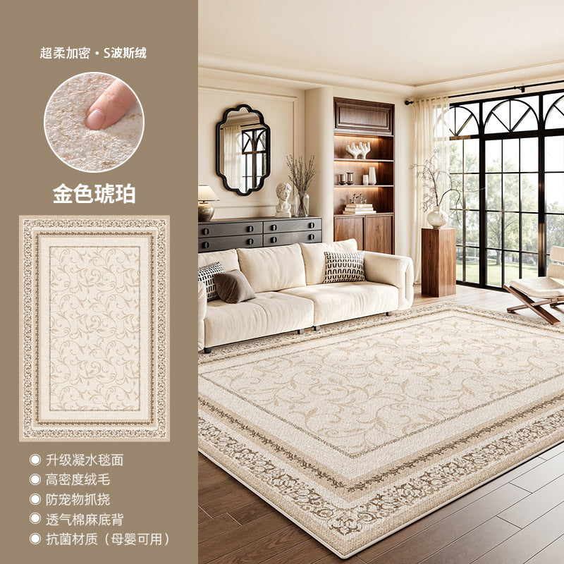 Distributed carpet living room bedroom  new style accessible luxury high-end modern simple bedside no-wash, wipeable and no maintenance