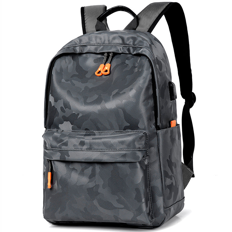 Cross-border new fashion student schoolbag casual backpack unisex computer backpack camouflage backpack