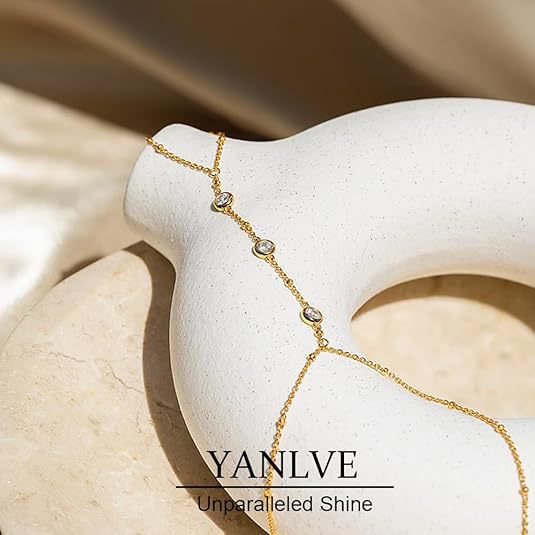 New amazon cross-border fashion niche style women's gold finger chain