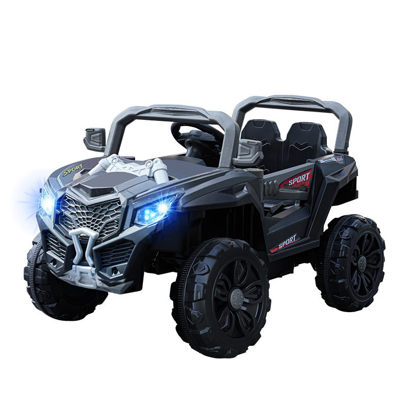 New children's electric vehicle off-road vehicle four-wheel seating double seat children's baby remote control toy off-road vehicle