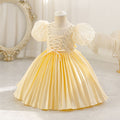 New arrival: puff sleeve lace princess dress for girls - perfect for birthday parties and special occasions!