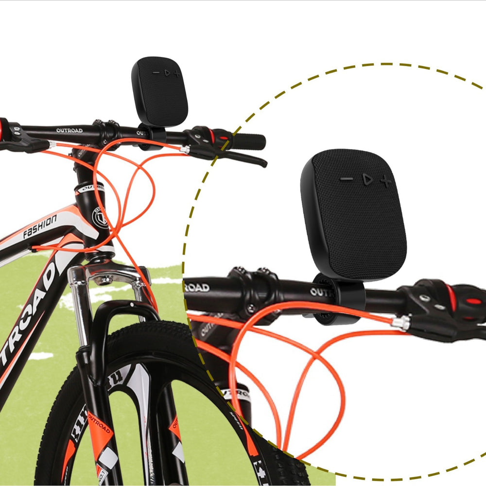 New wireless bluetooth speaker - deep bass, outdoor fabric, waterproof, portable, bicycle-friendly, card-playing mini speaker