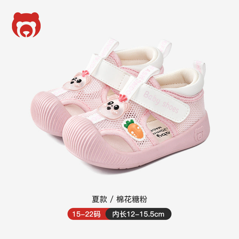 Toddler shoes for boys, summer sandals, infant soft-soled functional cartoon shoes, baby shoes for ages 1-3, children's shoes