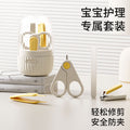 Shield dad anti-pinch baby nail clippers set - portable nail clippers & file for infants and children