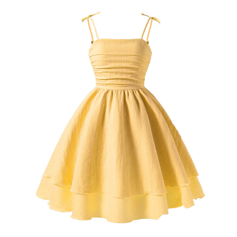 Girls' dress - cross-border children's wear -  european & american spring/summer  hot seller - spaghetti strap princess party dress