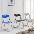 Conference student neutral foldable writing board table and chair plastic conference room chair all-in-one folding chair training chair