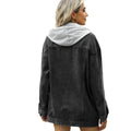 Ebay european and american cross-border foreign trade women's clothing autumn new  independent station washed casual denim jacket tops