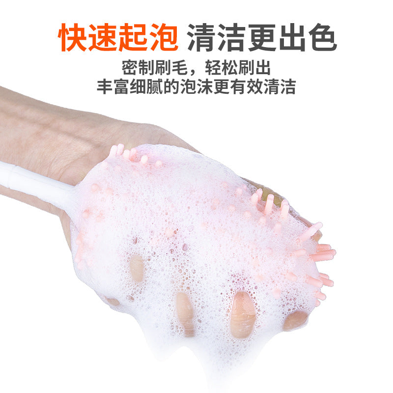 Bottle brush, cleaning brush set, baby cleaning with pacifier, silicone brush rotating 360 degrees rinse artifact