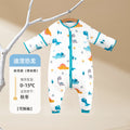 Baby sleeping bag - spring, autumn, and winter - baby legged sleep sack - anti-kick blanket - kids' thickened pure cotton gauze - all-season use