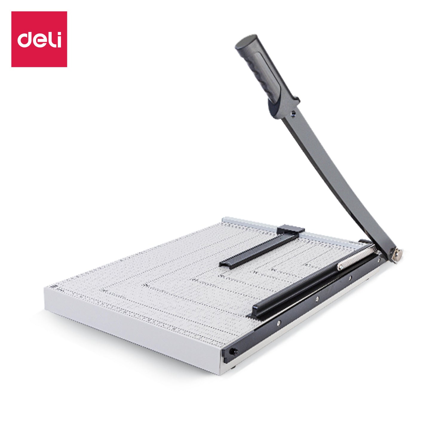 Deli paper cutter 8012 manual steel paper cutter A3 blade thickened, photo cardboard