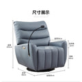 Single lazy electric sofa living room genuine leather functional sofa small apartment piano key space first class sofa cabin