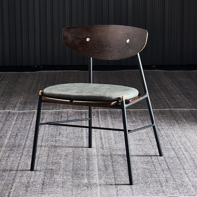 American industrial style loft chair designer creative personality retro furniture iron chair cafe casual back dining chair