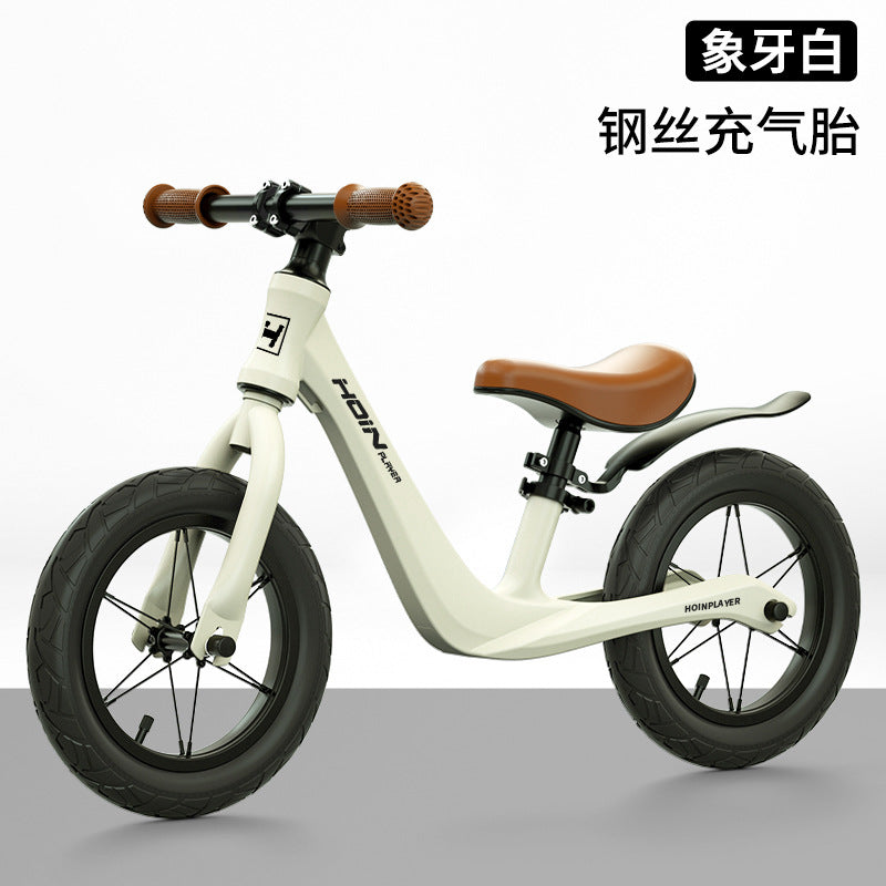 New children's magnesium alloy balance car without pedals 1-6 years old baby balance yo-yo car two-wheel coasting walker