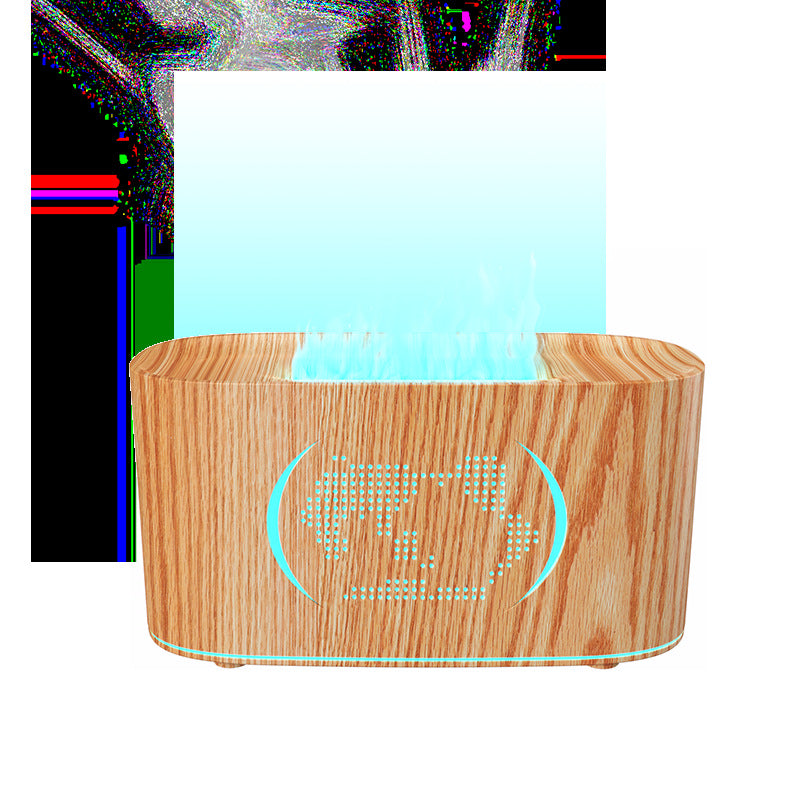 New cross-border simulated flame aromatherapy machine usbhome humidifier colorful atmosphere light atomizing aromatherapy machine cross-border