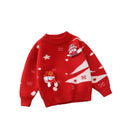 Kids' sweater girl christmas red new year's outfit stylish thickened baby warm clothes  new boys' chinese new year apparel