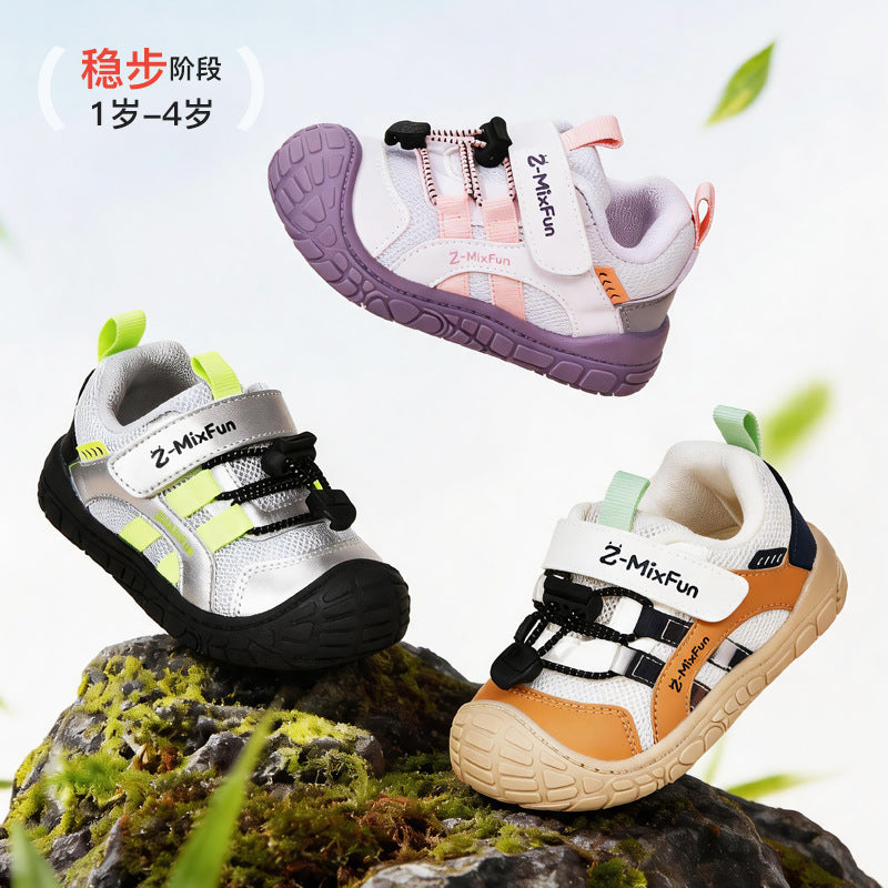 Spring/autumn new arrivals: toddler shoes (sizes 18-28) - anti-slip, soft-soled, shock-absorbing functional shoes for boys and girls aged 1-4 years