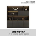 Office bookcase boss background cabinet file cabinet wooden information cabinet storage storage wall floor cabinet