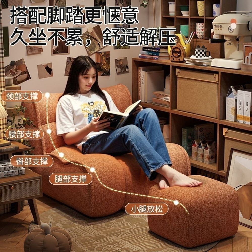 Lazy sofa single retro tatami sofa chair living room small sofa for homeplaid sofa chair small apartment