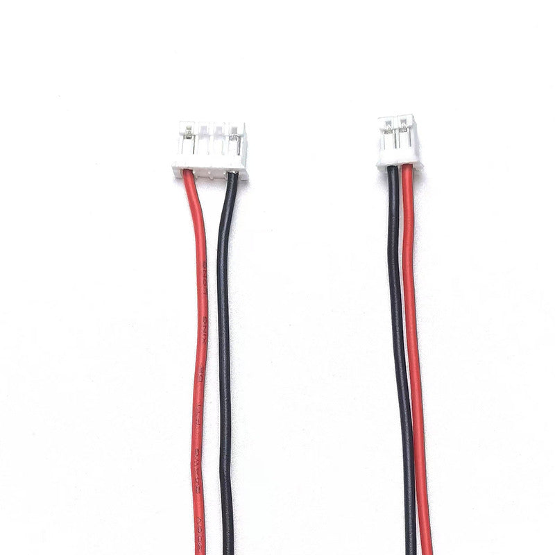 Single head double head ph2.0 air docking 1007 red and black terminal line energy storage lithium battery horn cable wholesale