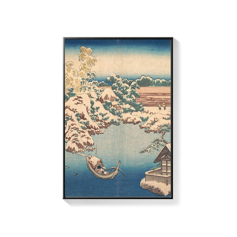 Japanese Mount Fuji decorative painting Ukiyo-e Japanese Japanese Japanese style Japanese style Japanese style restaurant box hanging painting B & B hotel mural