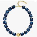 new arrival acrylic resin necklace jelly colorful statement choker women's summer beach jewelry amazon