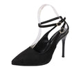 Elegant and comfortable women's heeled sandals, 2025 french-style, soft and elegant, leopard print, pointed toe, low-cut, stiletto heel, closed-toe sandals