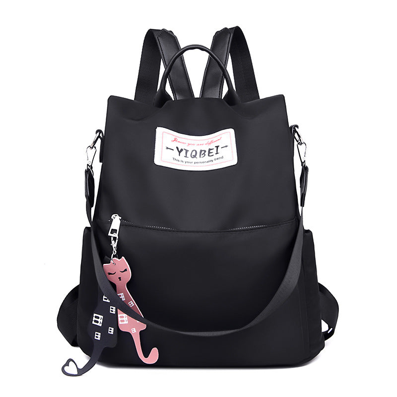 Oxford cloth anti-theft backpack 2024 new Korean version versatile large-capacity backpack fashion leisure travel backpack