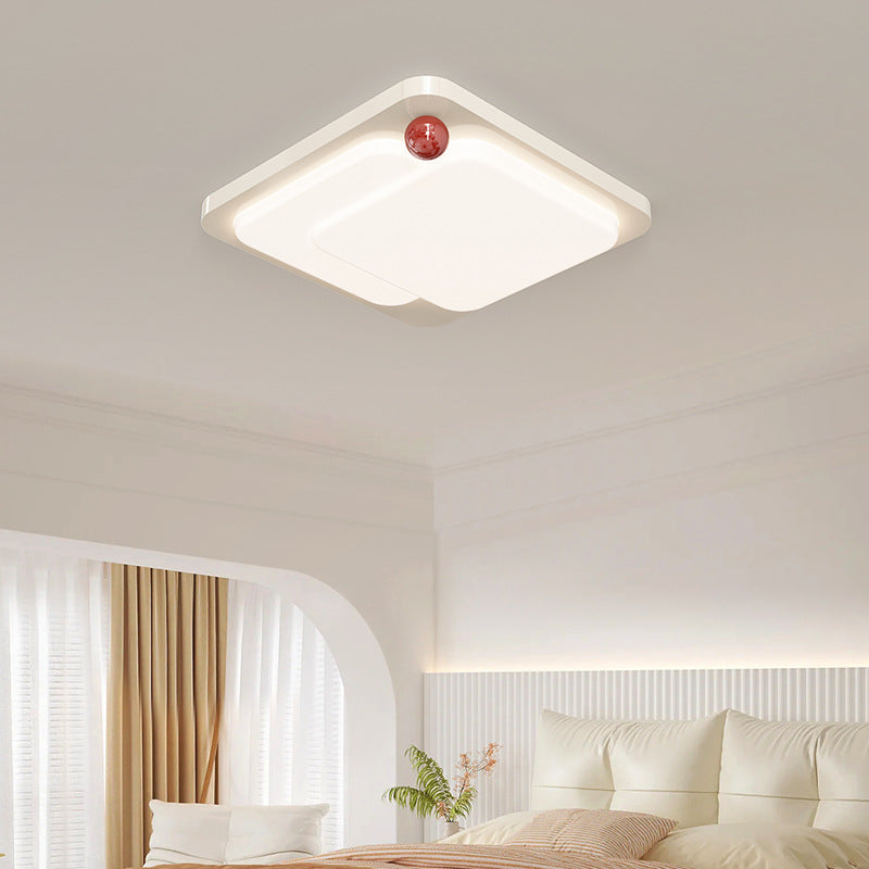 Cream wind living room light led ceiling light creative personality eye protection full spectrum master bedroom light room Zhongshan lighting