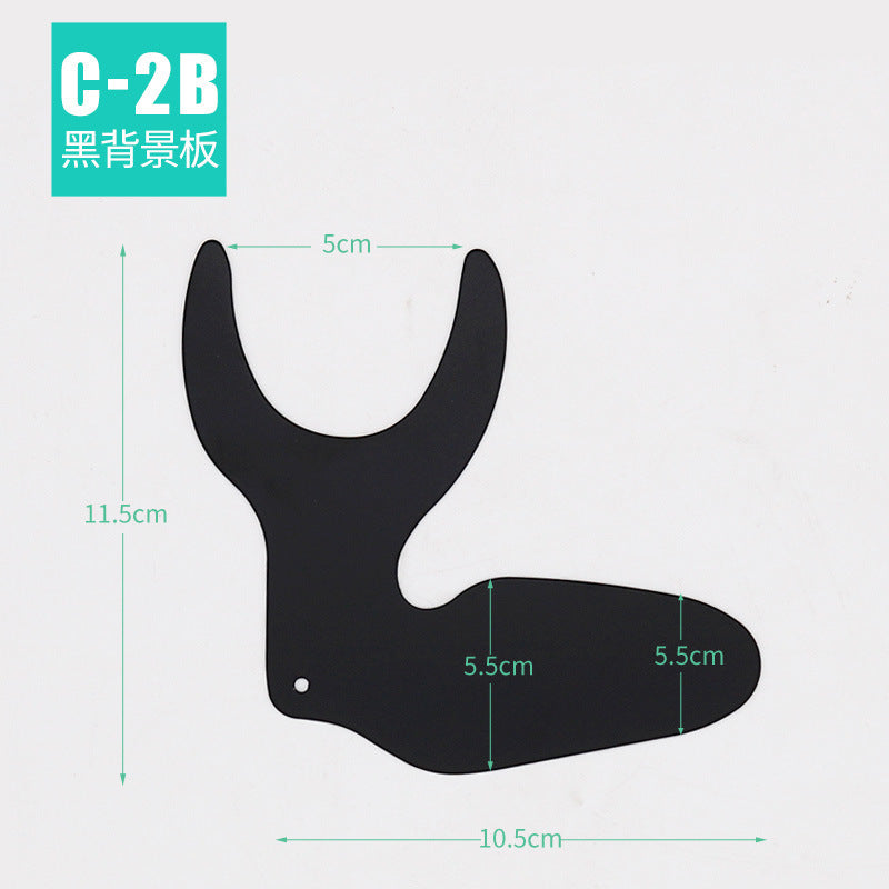 Dental tools, black background plate, orthodontic materials, retractor reflector, photo inside the mouth, photography, back plate wholesale