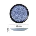 8inch shallow dish water ripple