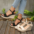 summer new arrival: plus-size wedge sandals for women (sizes 35-42). wholesale available. dropshipping to  and