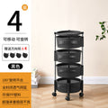 Kitchen storage rack - home fruit & vegetable organizer, freestanding rotating, detachable multi-tier shelf, grocery storage rack