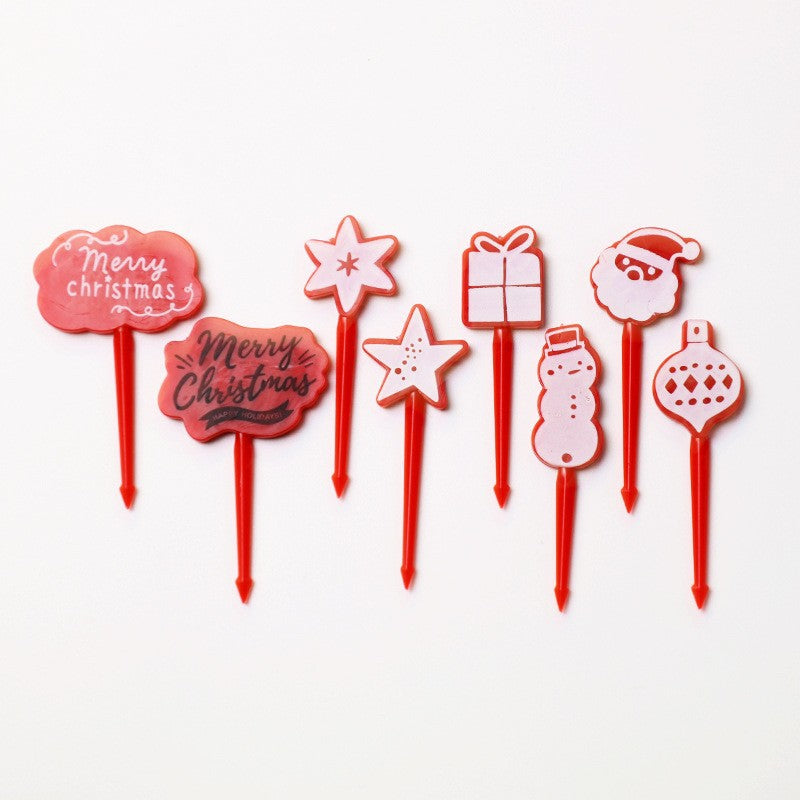 cartoon fruit fork set - cute animal creative fruit picks, bento fruit forks, dessert forks - wholesale