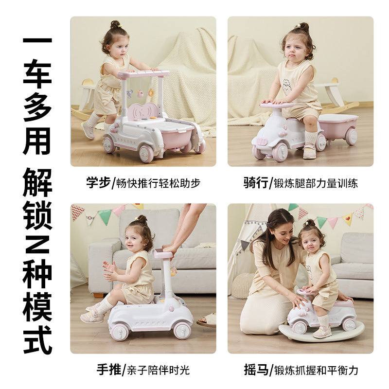 Flexible Smooth Body Enhanced Load Bearing Lighting Music Hidden Storage Boxes Free Turning Children's Toys