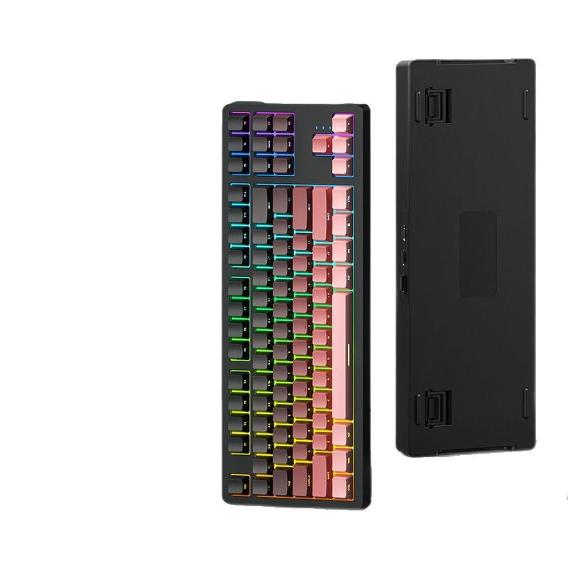 Sanju sg87 custom mechanical keyboard - wireless bluetooth tri-mode, full key hot-swappable, gasket mount, esports gaming 87-key
