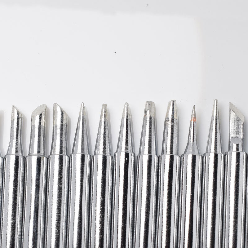 900M soldering iron head 936 electric soldering iron constant temperature welding table cutter head curved pointed horseshoe one-word nozzle 937 electric welding nozzle