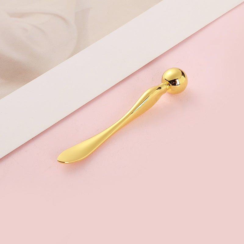 Zinc alloy big head eye cream stick metal eye massage stick eye cream introduction lifting eye cream beauty massage spoon stick