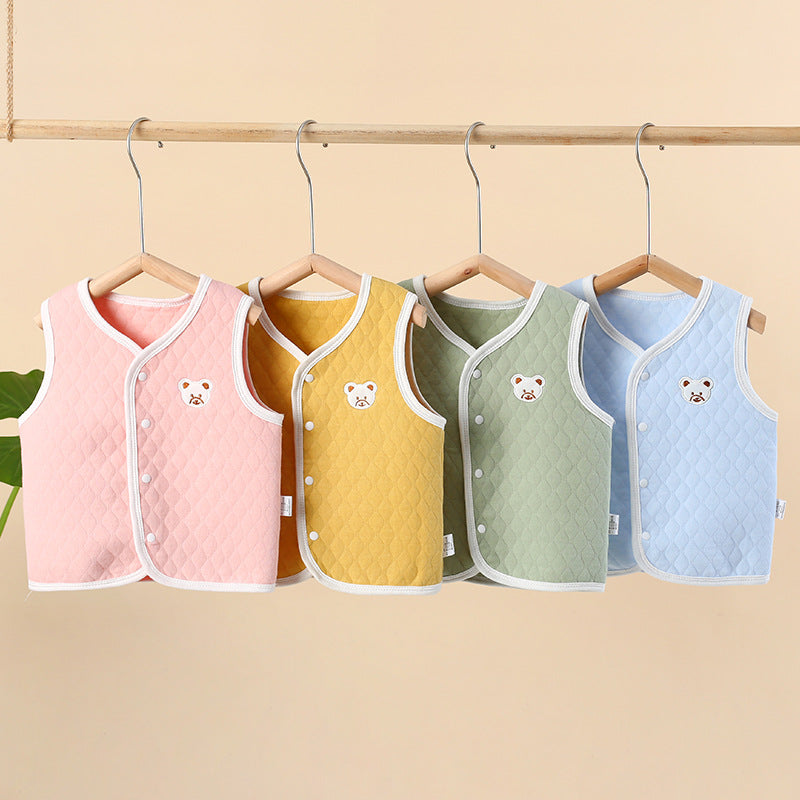 Baby vest - spring/autumn outerwear, newborn romper, autumn/winter vest, unisex kids' waistcoat, infant and toddler waistcoat