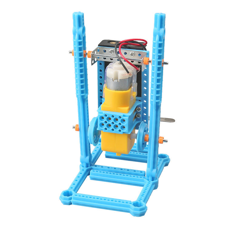 Science and technology small production biped robot DIY children's fun toys, children's handmade scientific experimental model wholesale
