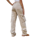 European and american cross-border european and american independent station  new american retro elastic waist denim overalls casual pants for women