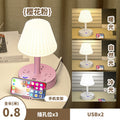 For home bedside table lamp master bedroom classy sense of accessible luxury night light baby feeding eye protection usb sleep light socket