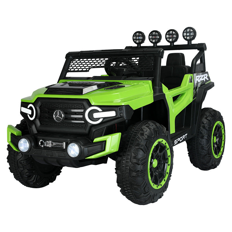 New children's electric car four-wheel enlarged four-wheel drive double seat large children's toy remote control car