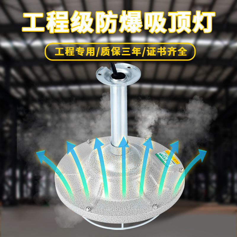 Yaming LED explosion-proof light factory RV room lighting lampshade warehouse light explosion-proof light special gas station light