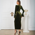 cross-border women's elegant dress - new spring/summer collection, socialite style, chic banquet midi dress