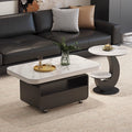 Rock slab coffee table rectangular italian normcoreaccessible luxury coffee table small apartment coffee table living room for home coffee table small apartment
