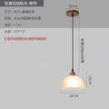 Medieval style lamps bedroom bedside small chandelier bedside table retro restaurant aisle new chinoiserie single head long hanging lamp