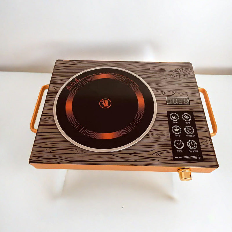 Electric ceramic stove high power micro us standard cross-border crystal non-selective induction cooker tea stove kitchen desktop hot pot induction cooker
