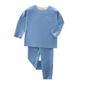 Kids' german velvet set - new autumn/winter collection: boys' thermal underwear set for mid-to-large children - warm innerwear set - children's clothing