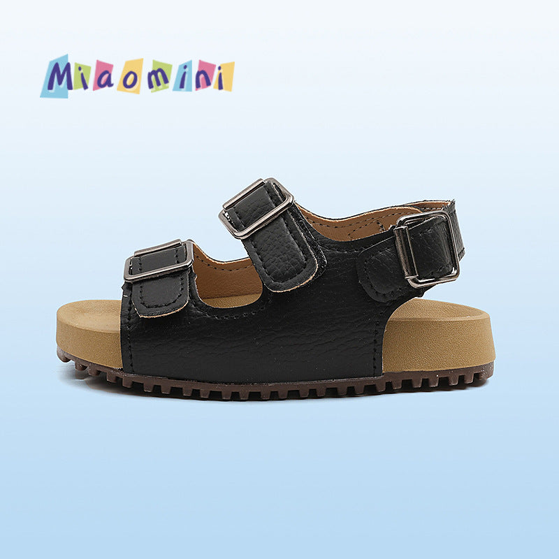 Kids' birkenstock sandals - new summer collection: soft-soled, open-toe beach sandals for boys and girls, breathable and non-slip, ages 1-6